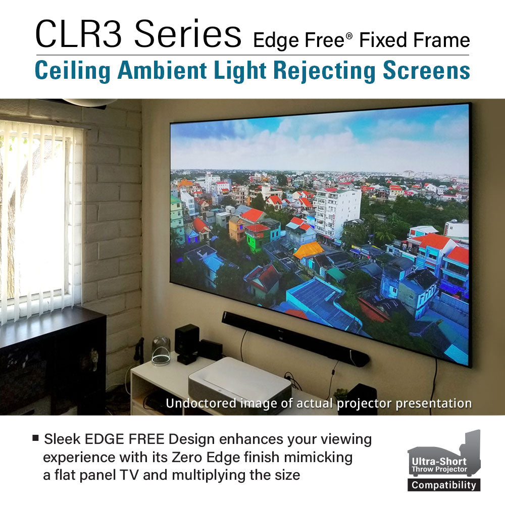 Edge Free® CLR3 Ambient Light Rejecting Screen