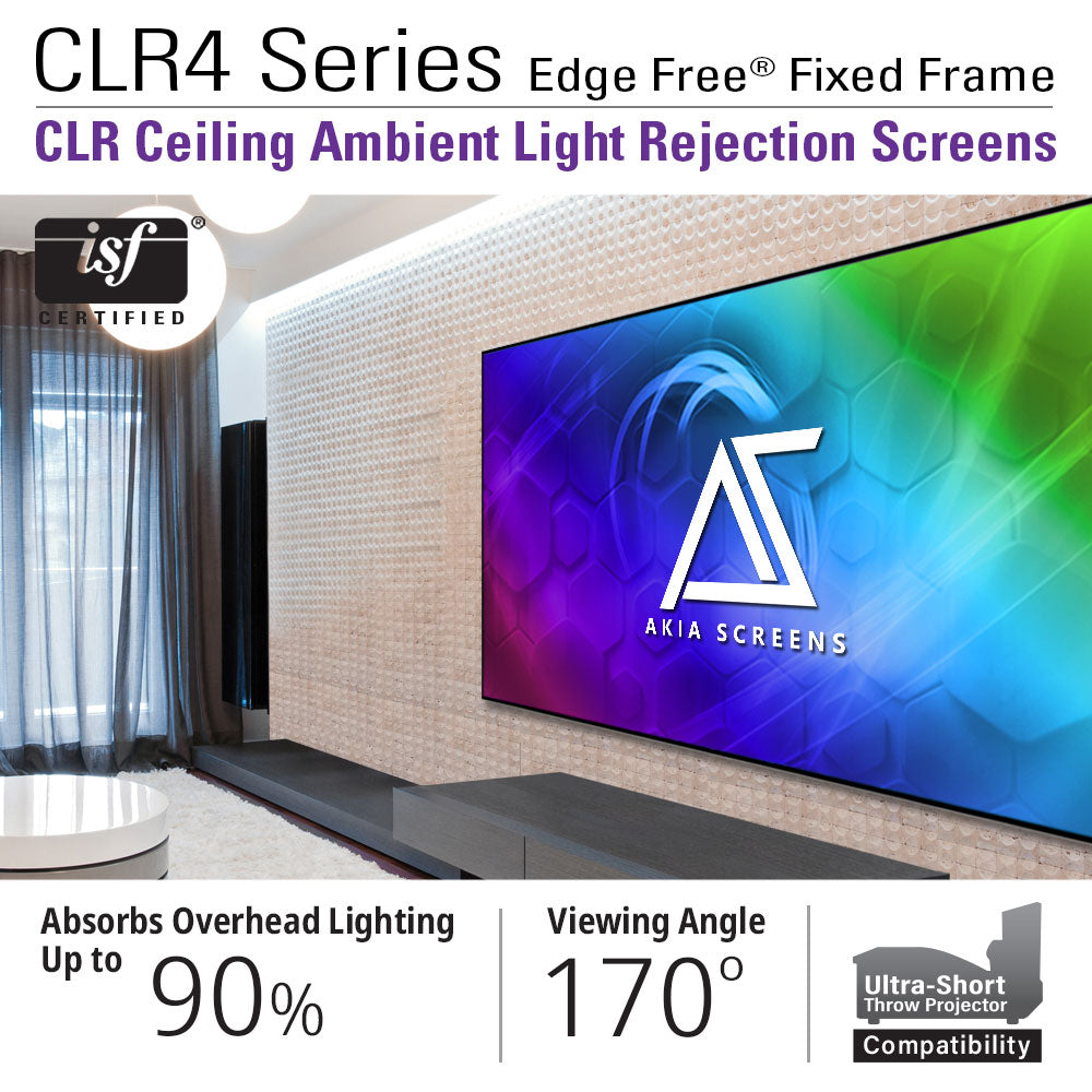 Edge Free® CLR4 Ambient Light Rejecting Screen