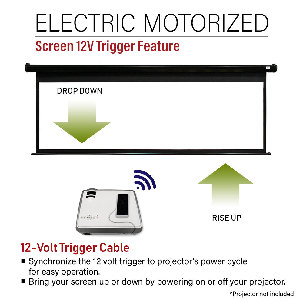 Electric Motorized Projector Screen