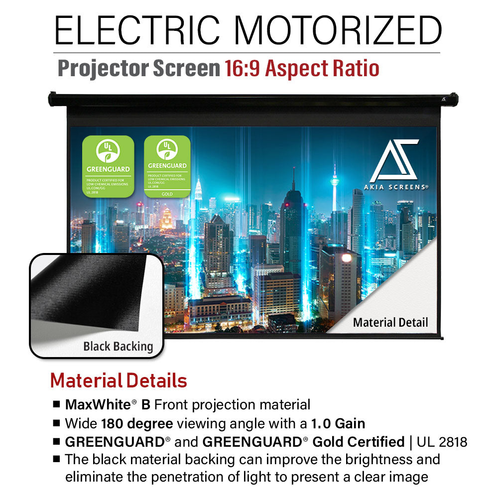 Electric Motorized Projector Screen