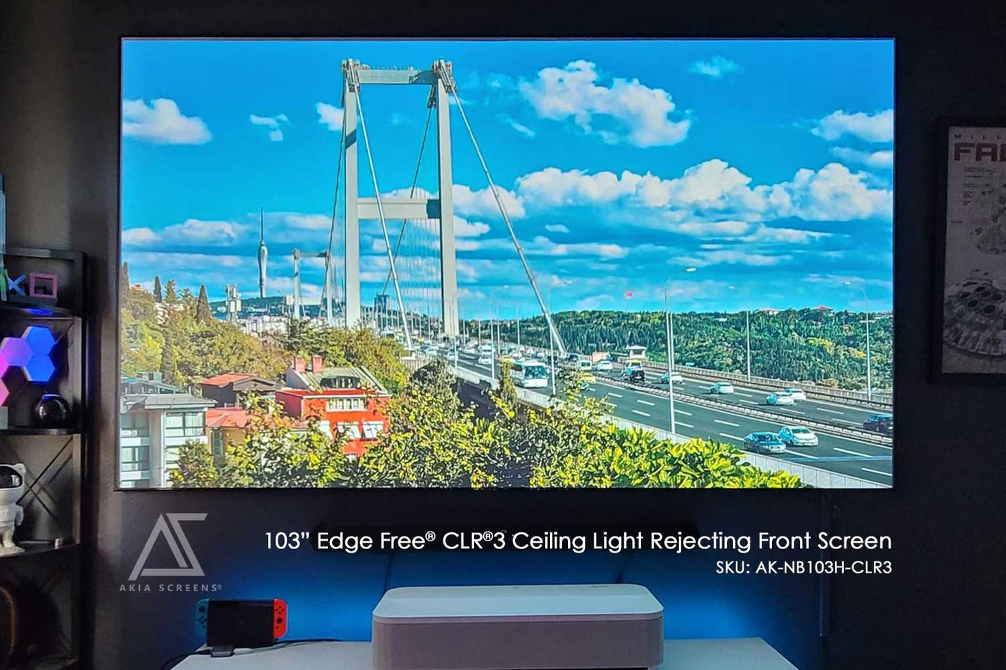 Edge Free® CLR3 Ambient Light Rejecting Screen