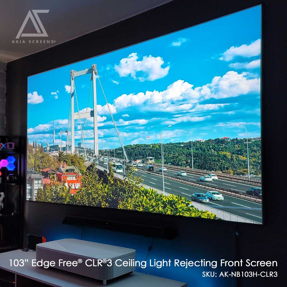 Edge Free® CLR3 Ambient Light Rejecting Screen