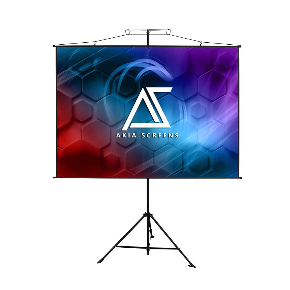Dual Tripod / Wall Hang, Ultra Lite Portable Projector Screen with CARRYING BAG