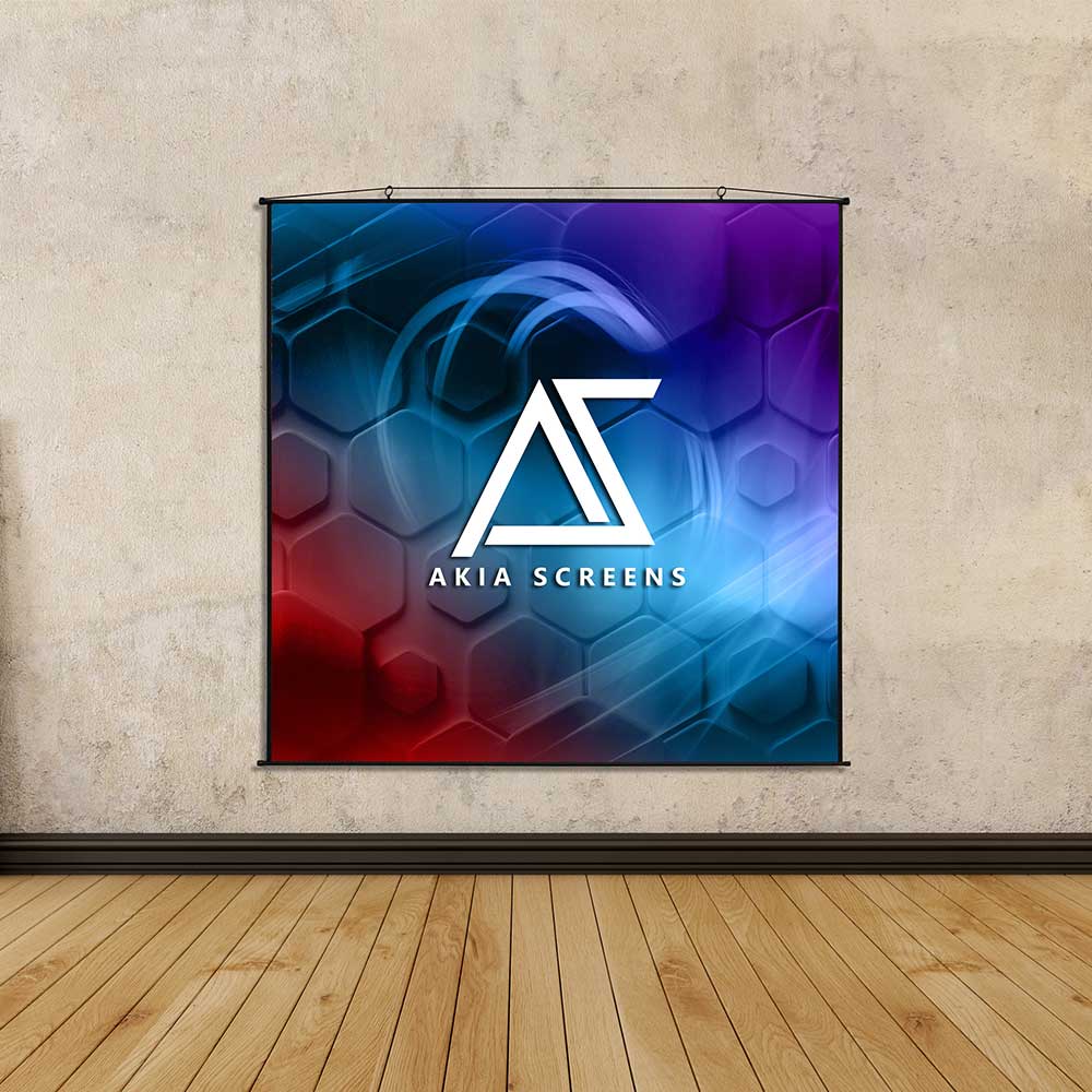 Dual Tripod / Wall Hang, Ultra Lite Portable Projector Screen with CARRYING BAG
