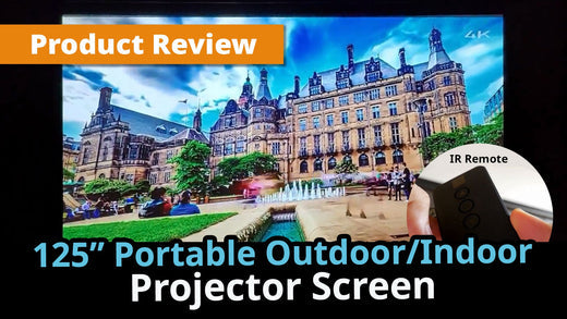 Create Your Own Movie Theater at Home with 125” Electric Motorized Projector Screen