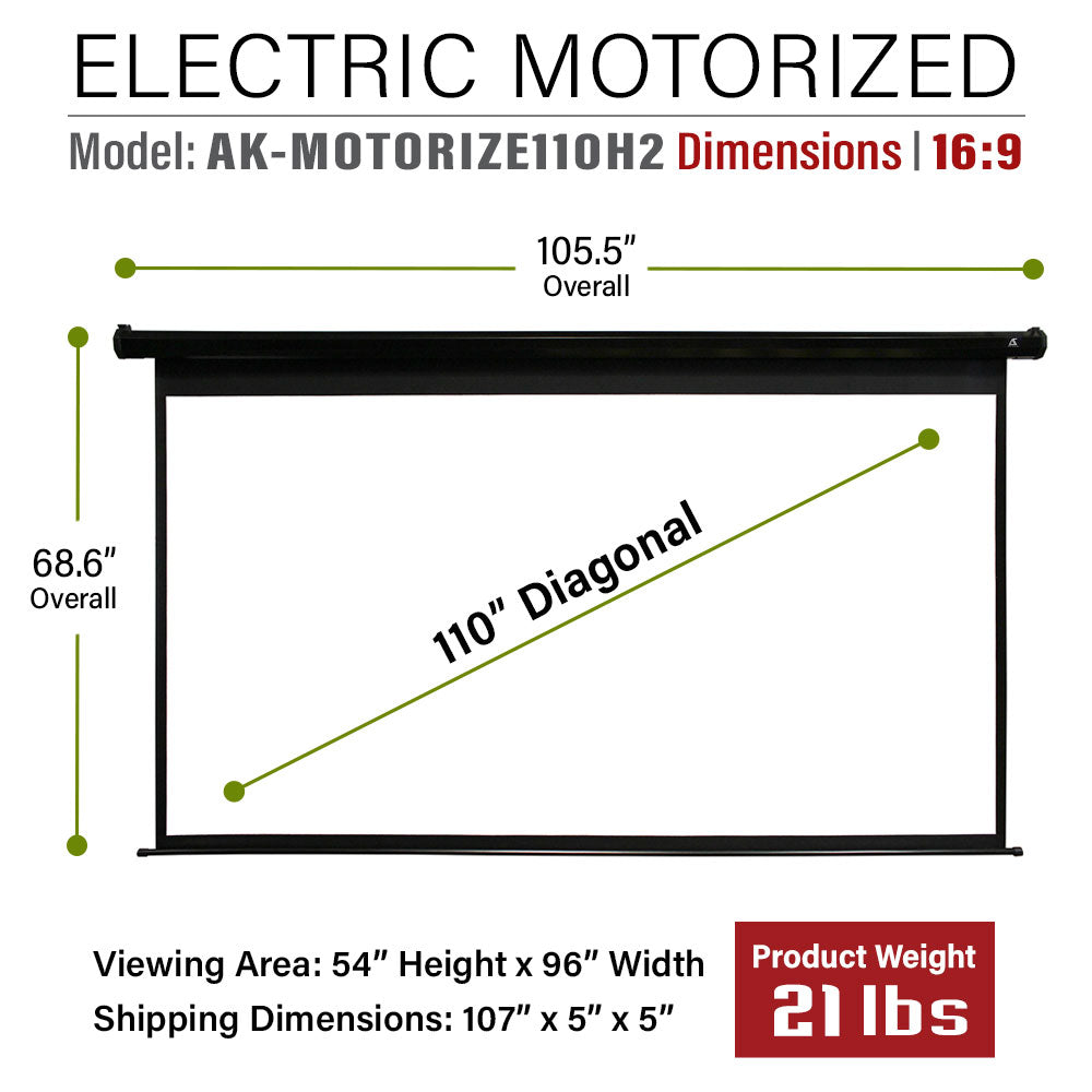 Electric Motorized Projector Screen