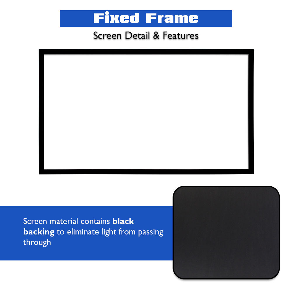 Fixed Frame Movie Projector Screen