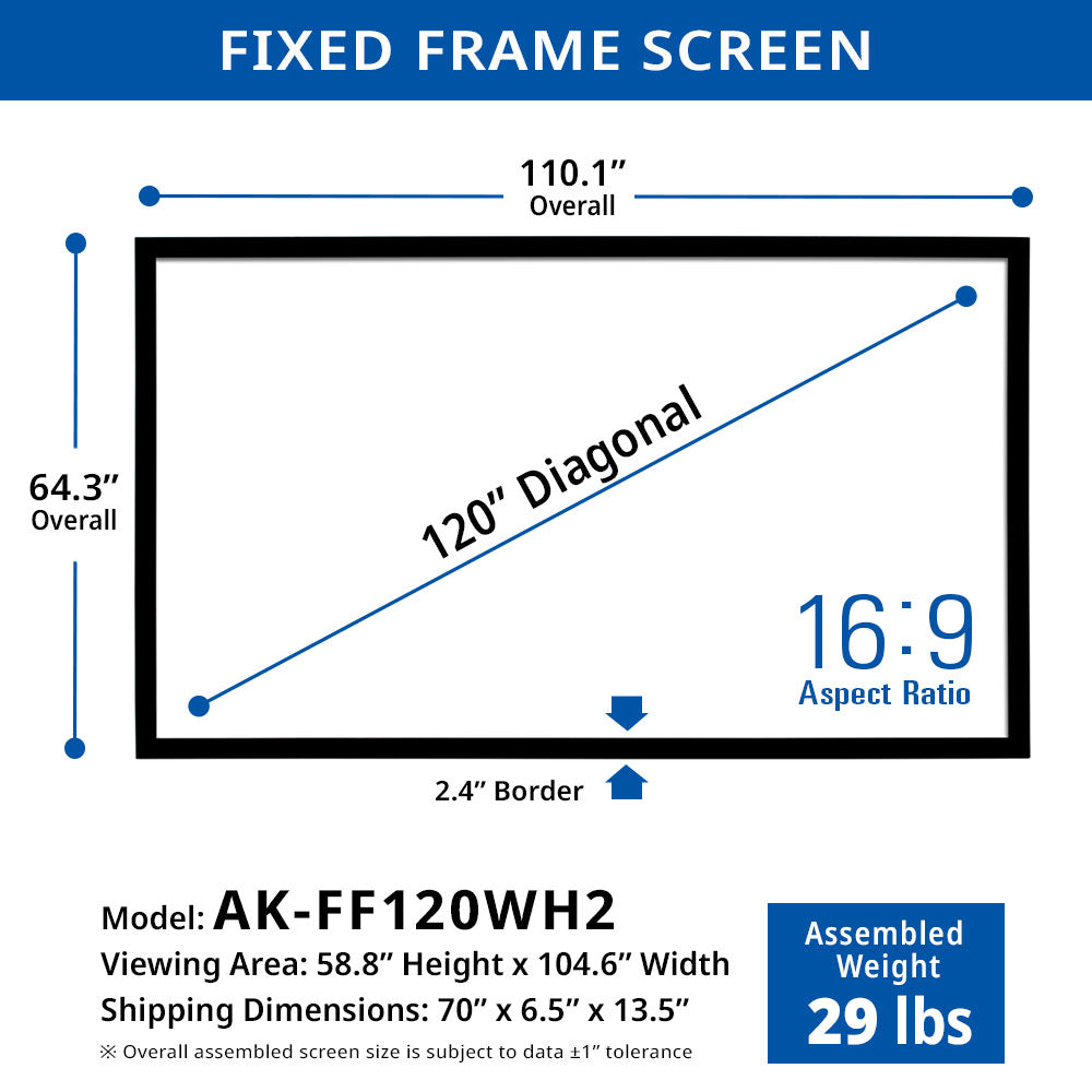 Fixed Frame Movie Projector Screen