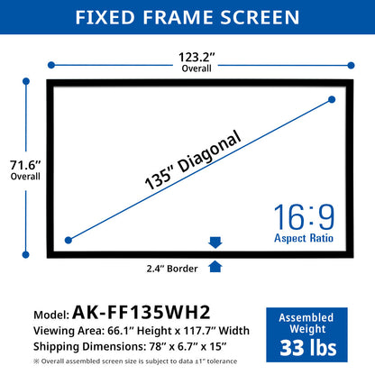 Fixed Frame Movie Projector Screen