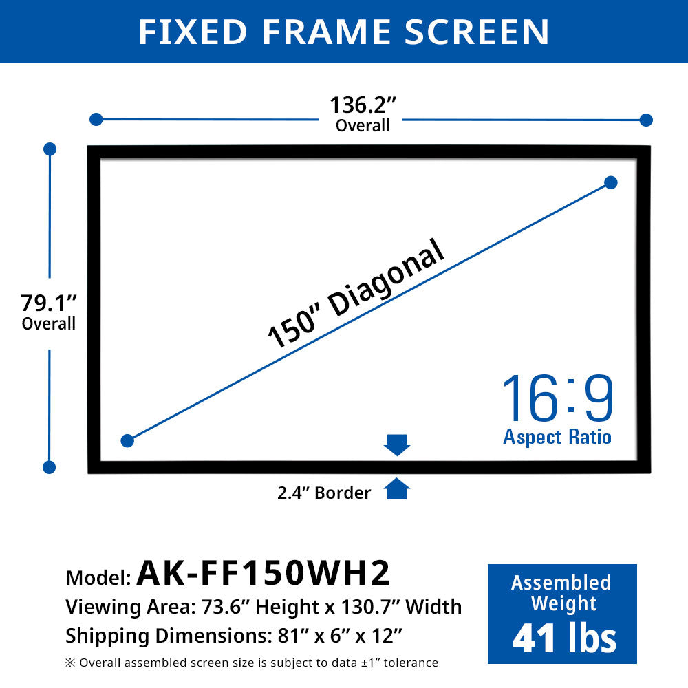 Fixed Frame Movie Projector Screen