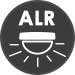 A circular icon of a ceiling light fixture with radiating lines, commonly used as a placeholder or category icon.