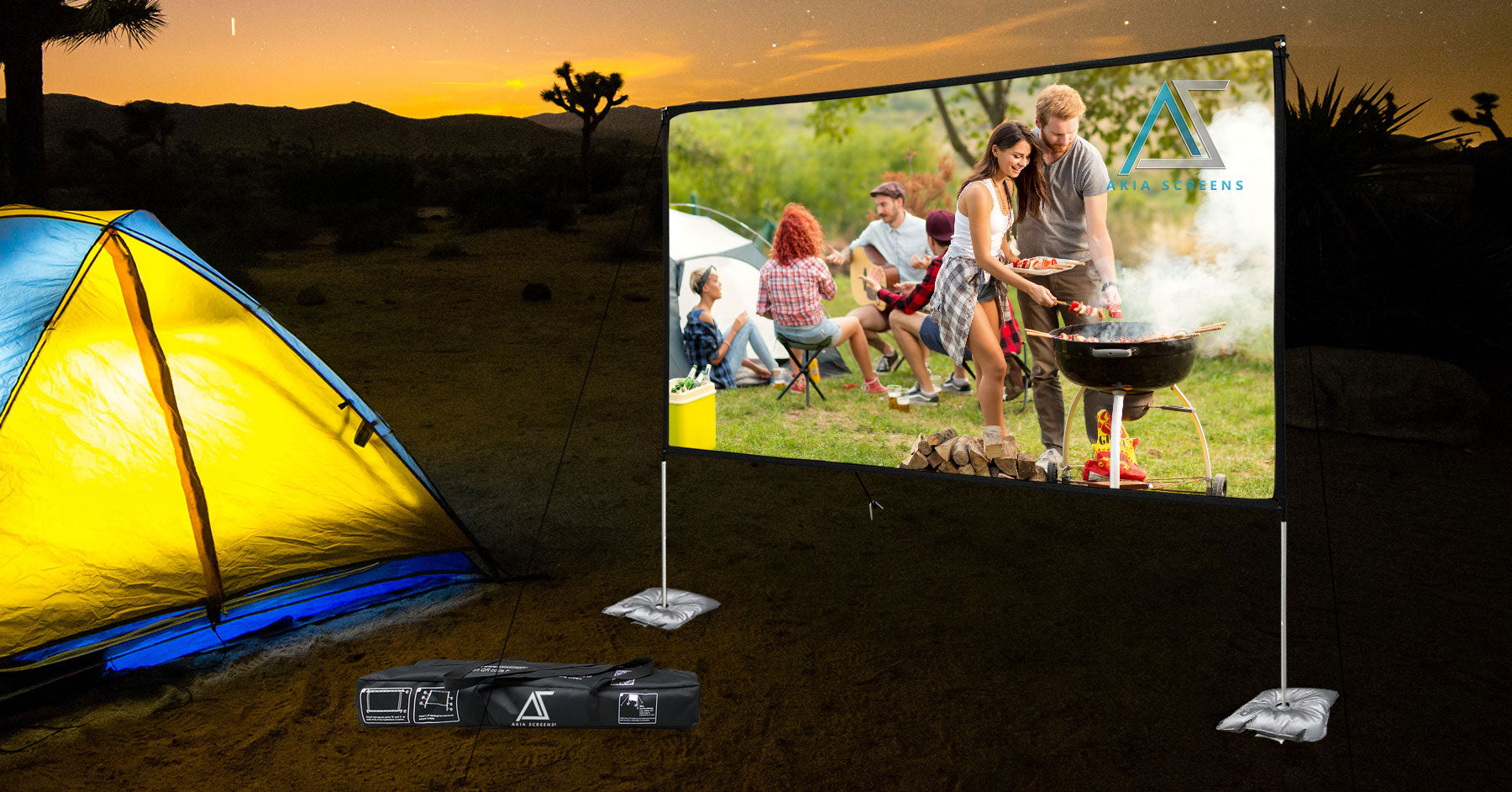 Easy Setup: Get a Great Outdoor Portable Projector Screen