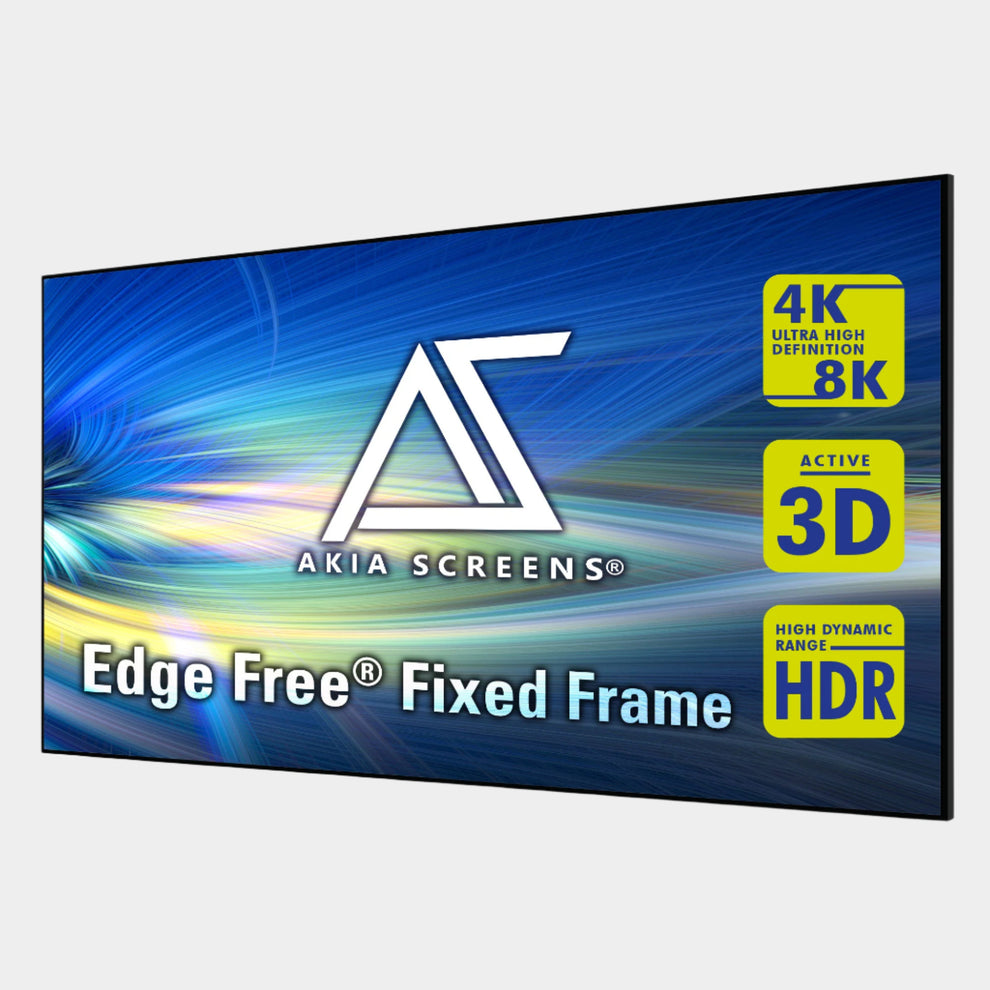 Edge Free Fixed Frame CineWhite® UHD-B Projector Screen | ISF Certifie ...