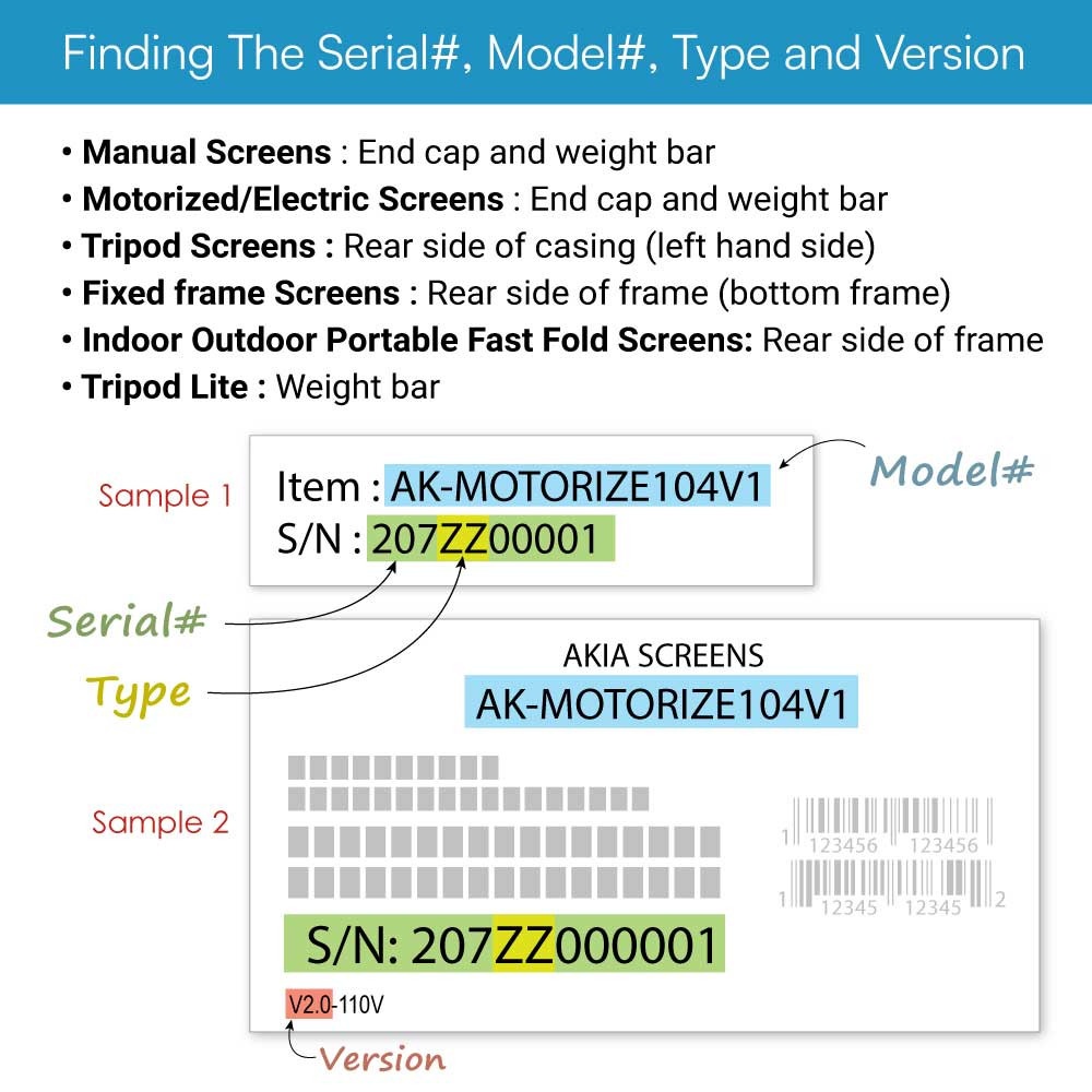 Hardware Pack for Fixed Frame Screens