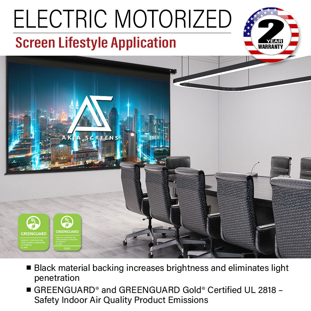 Electric Motorized Projector Projection Screen – Akia Screens