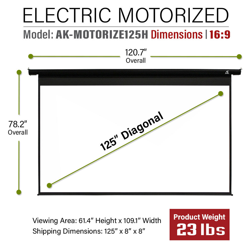 Electric Motorized Projector Projection Screen