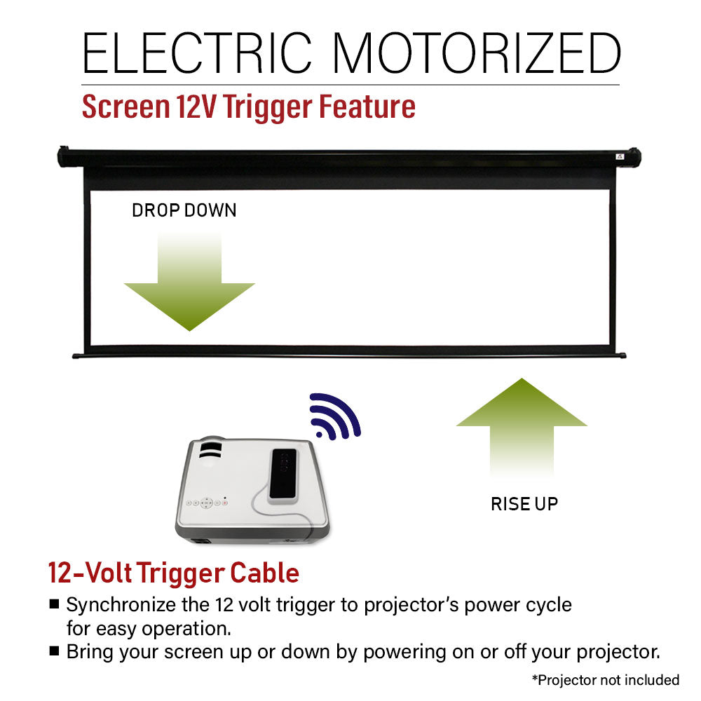 Electric Motorized Projector Projection Screen – Akia Screens