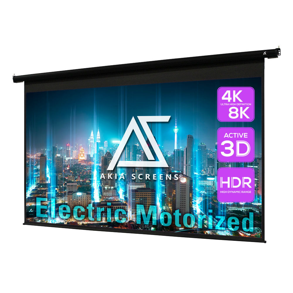 Electric Motorized Projector Projection Screen