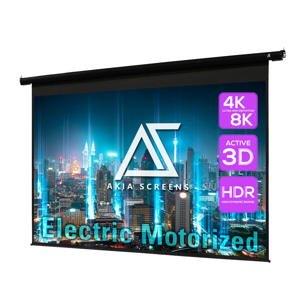 Electric Motorized Projector Projection Screen