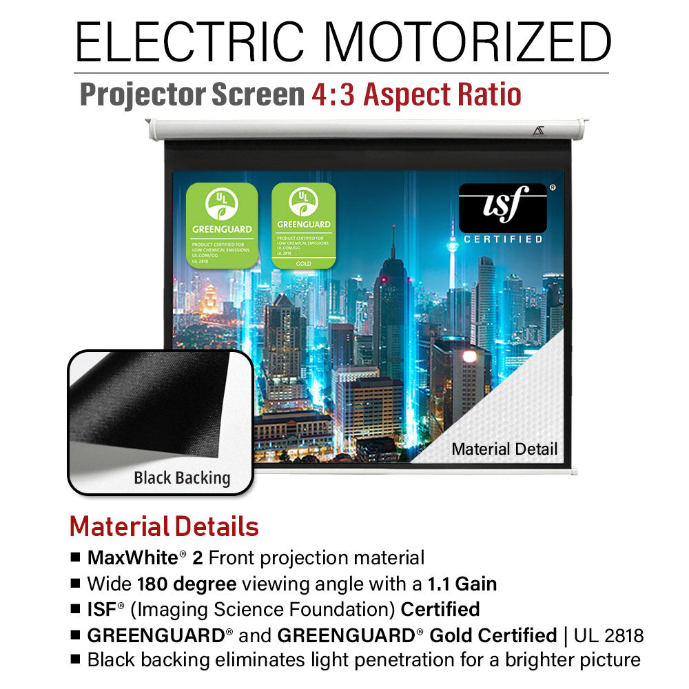 Electric Motorized Projector Projection Screen