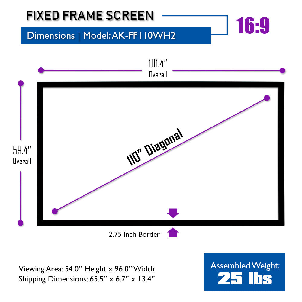 Fixed Frame Movie Projector Screen