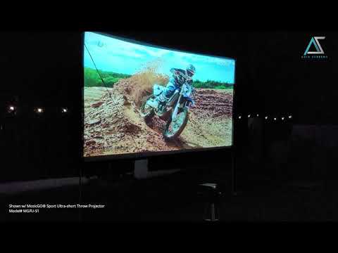 Akia Pantalla de proyector desplegable eléctrica motorizada de 125 pul -  VIRTUAL MUEBLES